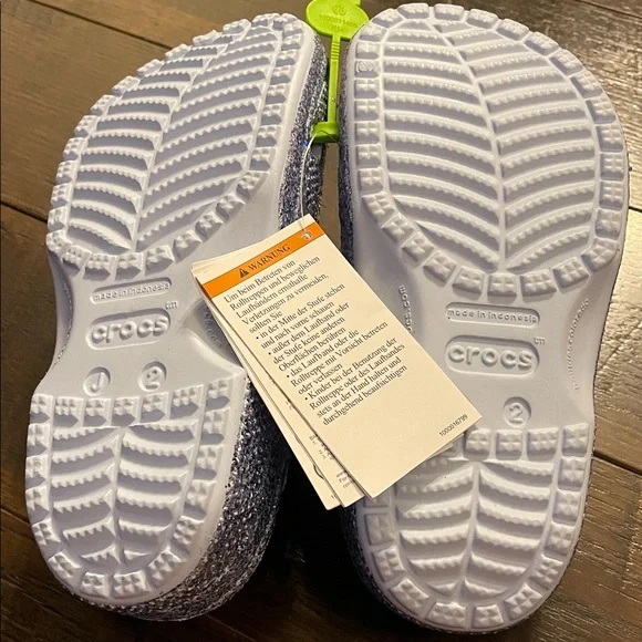 CROCS Kids Sparkly Slippers - Silver - Picture 2 of 4